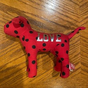 Free with $25 purchase Pink VS polka dot dog